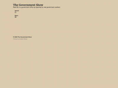thegovernmentshow.com snapshot