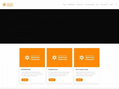 sentus.dk snapshot
