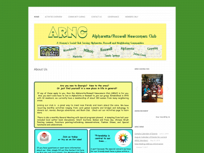 arnewcomers.org snapshot