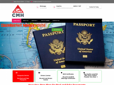 counterfeitmoneyhouse.com snapshot