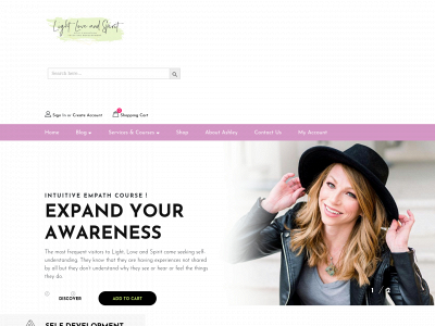 lightloveandspirit.com snapshot