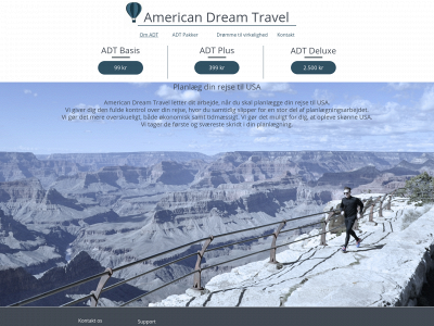 americandreamtravel.dk snapshot