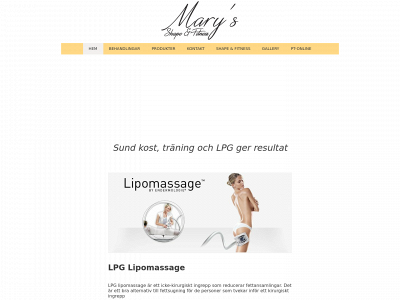 marysshapefitness.com snapshot
