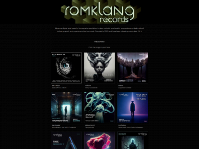 romklangrecords.com snapshot