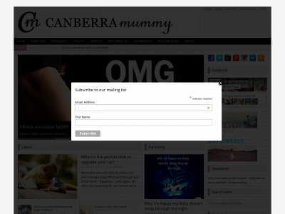 canberramummy.com snapshot