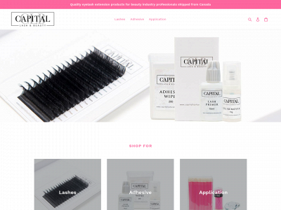capitallashandbeauty.com snapshot