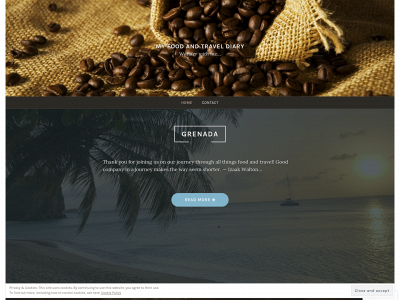 myfoodandtraveldiary.com snapshot