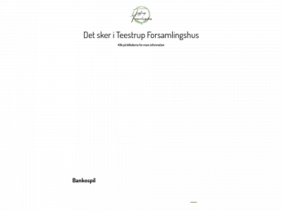 teestrupforsamlingshus.dk snapshot