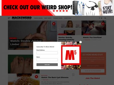 mach5weird.com snapshot
