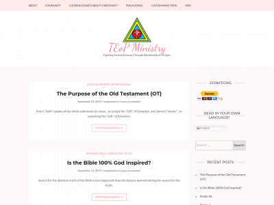 teopministry.com snapshot