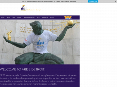 arisedetroit.org snapshot