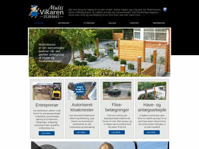multi-vikaren.dk snapshot