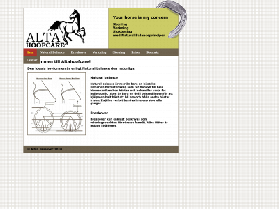 altahoofcare.se snapshot
