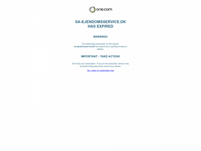 sa-ejendomsservice.dk snapshot