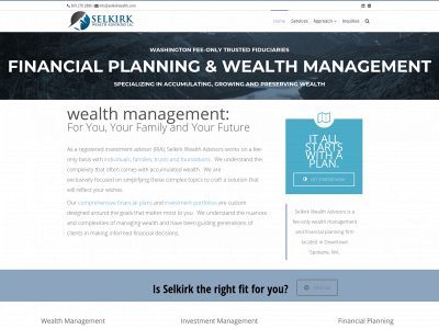 selkirkwealth.com snapshot
