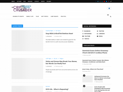 dominickevans.com snapshot