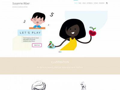 susanneriber.dk snapshot