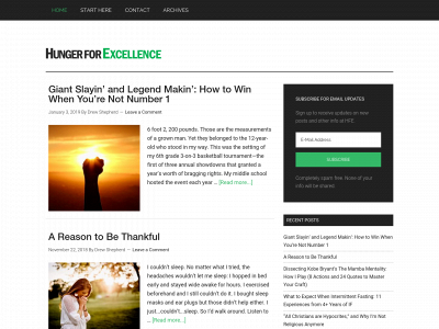 hungerforexcellence.com snapshot