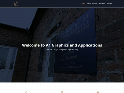 a1graphicsandapplications.co.uk snapshot