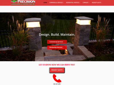 precisionlandscape-inc.com snapshot