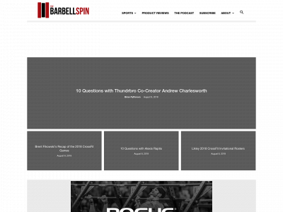 thebarbellspin.com snapshot