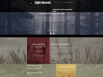 eightrecords.com snapshot