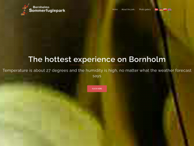 sommerfugleparken.dk snapshot