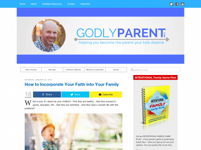 godlyparent.com snapshot