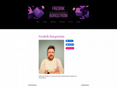 fredrikborgstrom.se snapshot
