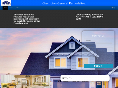 championremodelinghouston.com snapshot