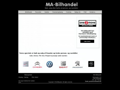 ma-bilhandel.dk snapshot