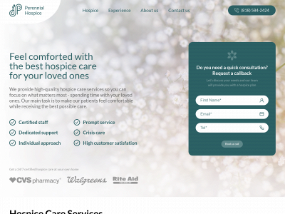 perennialhospice.com snapshot