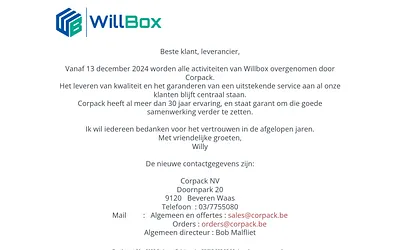 willbox.be snapshot