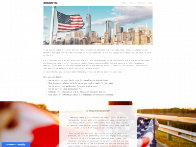 immigrantvisa.weebly.com snapshot