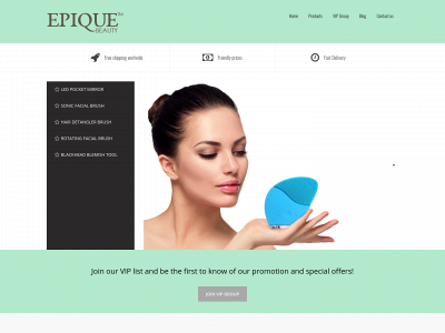 epiquebeauty.com snapshot