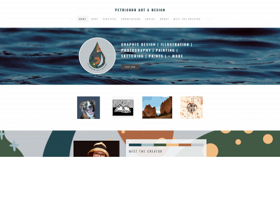 www.petrichorartanddesign.com snapshot