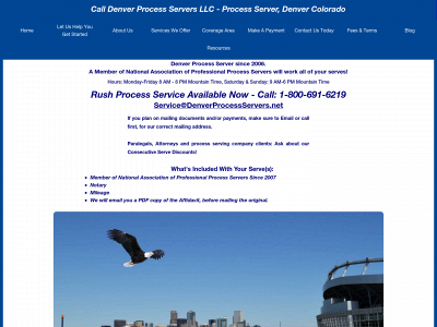 denverprocessservers.net snapshot