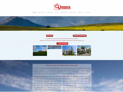 www.riebeek-accommodation.co.za snapshot