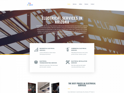 gtpowerelectricians.com snapshot