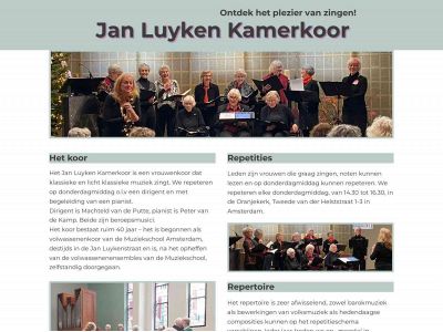janluykenkoor.nl snapshot