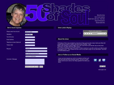 shadesofsoul.one snapshot