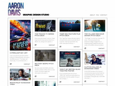 aarondavis.com snapshot