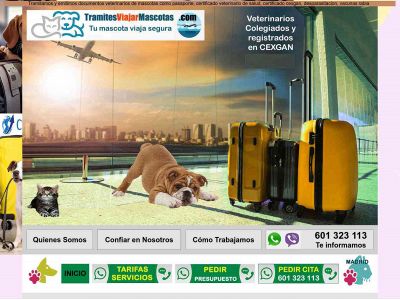 tramitesviajarmascotas.com snapshot