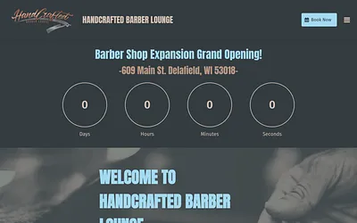 handcraftedbarberlounge.com snapshot