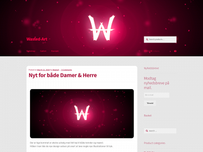 wasted-art.dk snapshot