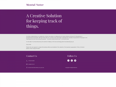 mentalnoter.com snapshot