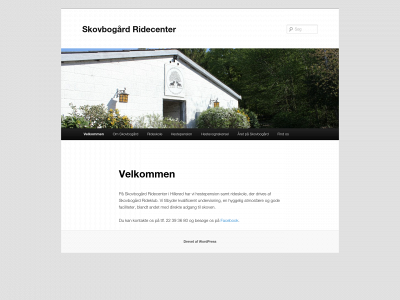 skovbogaardridecenter.dk snapshot