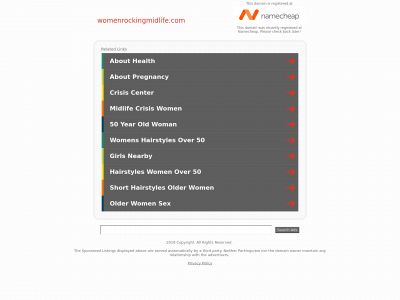 womenrockingmidlife.com snapshot