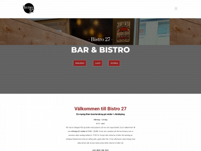bistro27.com snapshot