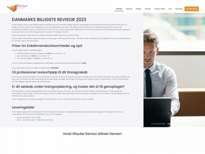 revisormikaelhansen.dk snapshot